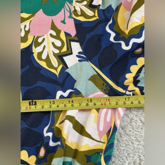 BODEN Sz 8 Tabitha Tiered Jersey Dress Colorful Like New - Picture 12 of 15